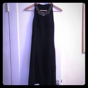 Black silk Mer du Nord dress